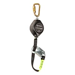 Safewaze Fs-Fsp1411-W-Tbh Latitude Hd 11' Web Single Srl, Carabiner, 20" Tie-Back, Tie-Back Snap Hook