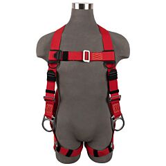 Safewaze Fs77426-We-4X Welding Full Body Harness, 3D, Mb Chest, Mb Legs, Size 4X-Large