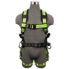 Safewaze Fs-Flex360-M Pro+ Construction Harness, 3D, Qc Chest, Tb Legs, Size Medium