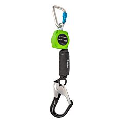 Safewaze 019-5051 Latitude 6' Single Web Srl, Aluminum Carabiner, Aluminum Rebar Hook