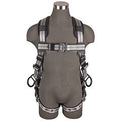 Safewaze 020-1210 Pro+ Slate Full Body Harness, Aluminum 3D, Aluminum Qc Chest, Tb Legs, Size 3X-Large