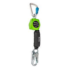 Safewaze 019-5048 Latitude 6' Single Web Srl, Aluminum Carabiner, Snap Hook