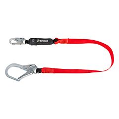 Safewaze Fs77435-We Welding 6' Energy Absorbing Lanyard, Rebar Hook