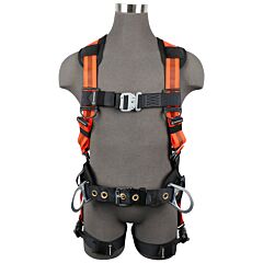 Safewaze Fs99160-E-Qc-2X V-Line Construction Harness, 3D, Qc Chest, Qc Legs, Size 2X-Large