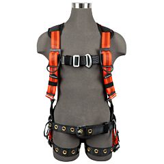 Safewaze Fs99160-Efd-S V-Line Construction Harness, 3D, Mb Chest, Fd, Tb Legs, Size Small