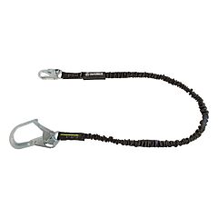 Safewaze Fs585 Pro 6' Internal Energy Absorbing Lanyard, Rebar Hook