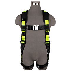 Safewaze Sw280-Qc-S/M Pro Full Body Harness, 1D, Qc Chest, Qc Legs, Size Small/Medium