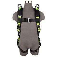 Safewaze Fs185-R-2X Pro Full Body Retrieval Harness, 1D, Shoulder D, Mb Chest, Tb Legs, Size 2X-Large