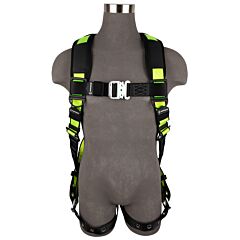 Safewaze Fs185-Qc-L/Xl Pro Full Body Harness, 1D, Qc Chest, Tb Legs, Size Large/X-Large