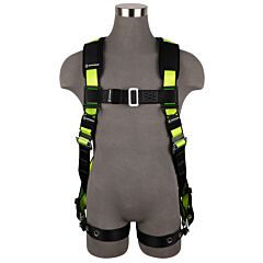 Safewaze Fs185-Xs Pro Full Body Harness, 1D, Mb Chest, Tb Legs, Size X-Small