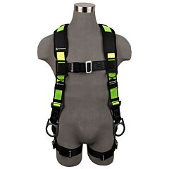 Safewaze Fs281-S/M Pro Full Body Harness, 3D, Mb Chest/Legs, Size Small/Medium