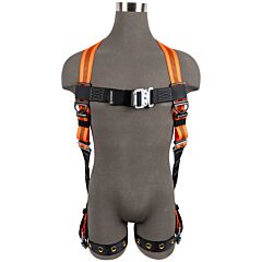 Safewaze Fs99185-E-Qc V-Line Full Body Harness, 1D, Qc Chest, Tb Legs, Size Universal