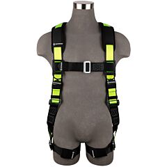 Safewaze Fs280-L/Xl Pro Full Body Harness, 1D, Mb Chest, Mb Legs, Size Large/X-Large