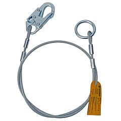 Safewaze Fs830-C6-1 6' Cable Choker Anchor, O-Ring And Snap Hook