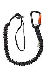 Safewaze Sw438 15 Lb. Elasticated Tool Tether W/ Carabiner And Cinch Loop