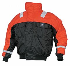 Mustang Survival Mj6214T1-33-S-206 Classic Flotation Bomber Jacket With Reflective Tape Small