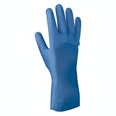 Showa Best 707Fl Chemical Resistant Nitrile Gloves 11 Mil Large 9 Flock Lined Blue