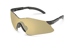 Gateway Safety 14Gb6M Hawk Safety Glasses, Black Temples, Mocha Mirror Lens