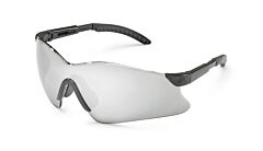 Gateway Safety 14Gb8M Hawk Safety Glasses, Black Temples, Silver Mirror Lens