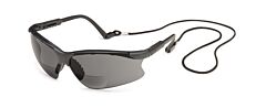 Gateway Safety 16Mg15 Scorpion Mag Safety Glasses, Black Frame, Gray Lens, 1.5 Diopter