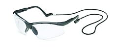 Gateway Safety 16Sm80 Scorpion Sm Safety Glasses, Size Small, Black Frame, Clear Lens