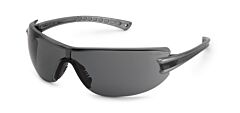 Gateway Safety 19Gy83 Luminary Safety Glasses, Silver Temples, Gray Inset, Gray Lens