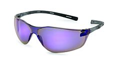 Gateway Safety 20Bk9M Ellipse Safety Glasses, Black Temples, Blue Mirror Lens