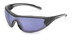 Gateway Safety 21Gb9F Swap Safety Glasses, Black Frame, Blue Mirror Fx2 Anti-Fog Lens