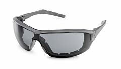 Gateway Safety 22Gy78 Silverton Safety Glasses, Gray Frame, Gray Temples, Gray Fx2 Anti-Fog Lens
