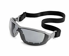 Gateway Safety 22St78 Silverton Safety Glasses, Gray Frame, Black Head Strap, Gray Fx2 Anti-Fog Lens