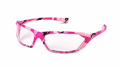 Gateway Safety 23Pc80 Metro Safety Glasses, Pink Camo Frame, Clear Lens