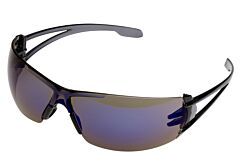 Gateway Safety 279M Varsity Safety Glasses, Gray Temples, Blue Mirror Lens