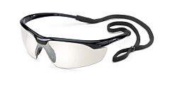 Gateway Safety 28Gb0M Conqueror Safety Glasses, Black Frame, Clear In/Out Mirror Lens