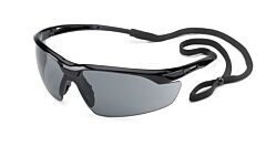 Gateway Safety 28Gb83 Conqueror Safety Glasses, Black Frame, Gray Lens