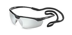Gateway Safety 28Gb8M Conqueror Safety Glasses, Black Frame, Silver Mirror Lens