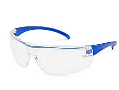 Gateway Safety 29Mdx9 Steelyblues Metal Detectable Safety Glasses, Translucent Blue Temples, Clear Fx3 Premium Anti-Fog Lens