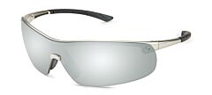 Gateway Safety 34Gm8M Ingot Safety Glasses, Gunmetal Frame, Silver Mirror Lens