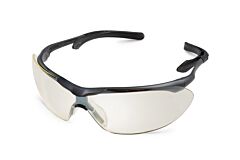 Gateway Safety 35Gy0M Flight Safety Glasses, Gray Frame, Black Temple Tips, Clear In/Out Mirror Lens