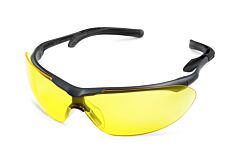 Gateway Safety 35Gy75 Flight Safety Glasses, Gray Frame, Black Temple Tips, Amber Lens
