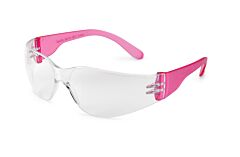 Gateway Safety 36Pk80 Starlite Sm Safety Glasses, Size Small, Pink Temples, Clear Lens