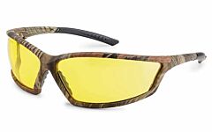 Gateway Safety 41Cmx7 4X4 Safety Glasses, Classic Camo Frame, Amber Fx3 Premium Anti-Fog Lens