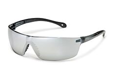 Gateway Safety 448M Starlite Squared Safety Glasses, Gray Temples, Silver Mirror Lens