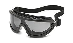 Gateway Safety 4588P Wheelz Foam Safety Glasses, Black Frame, Foam Edge, Gray Fx2 Anti-Fog Lens