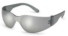 Gateway Safety 468M Starlite Safety Glasses, Gray Temples, Silver Mirror Lens