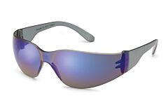 Gateway Safety 469M Starlite Safety Glasses, Gray Temples, Blue Mirror Lens