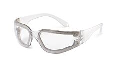Gateway Safety 46Fp79 Starlite Foampro Safety Glasses, Clear Temples, Clear Fx2 Anti-Fog Lens