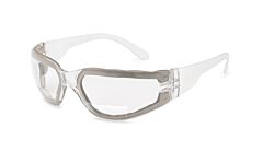 Gateway Safety 46Mf15 Starlite Foampro Mag Safety Glasses, Clear Temples, Clear Fx2 Anti-Fog Lens, 1.5 Diopter