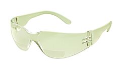 Gateway Safety 46Mm25 Starlite Mag Safety Glasses, Clear Temples, Clear In/Out Mirror Lens, 2.5 Diopter