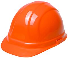 Gateway Safety 636 Standard Class E Safety Helmet, Hi-Viz Orange Shell, Ratchet Suspension