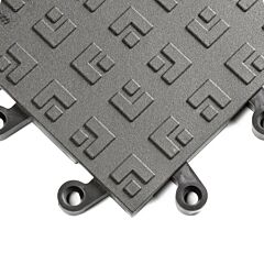 Wearwell 566.78X18X18Bk-Cs10 Ergodeck General Purpose Solid Black, 7/8In X 18" X 18", Case Of 10